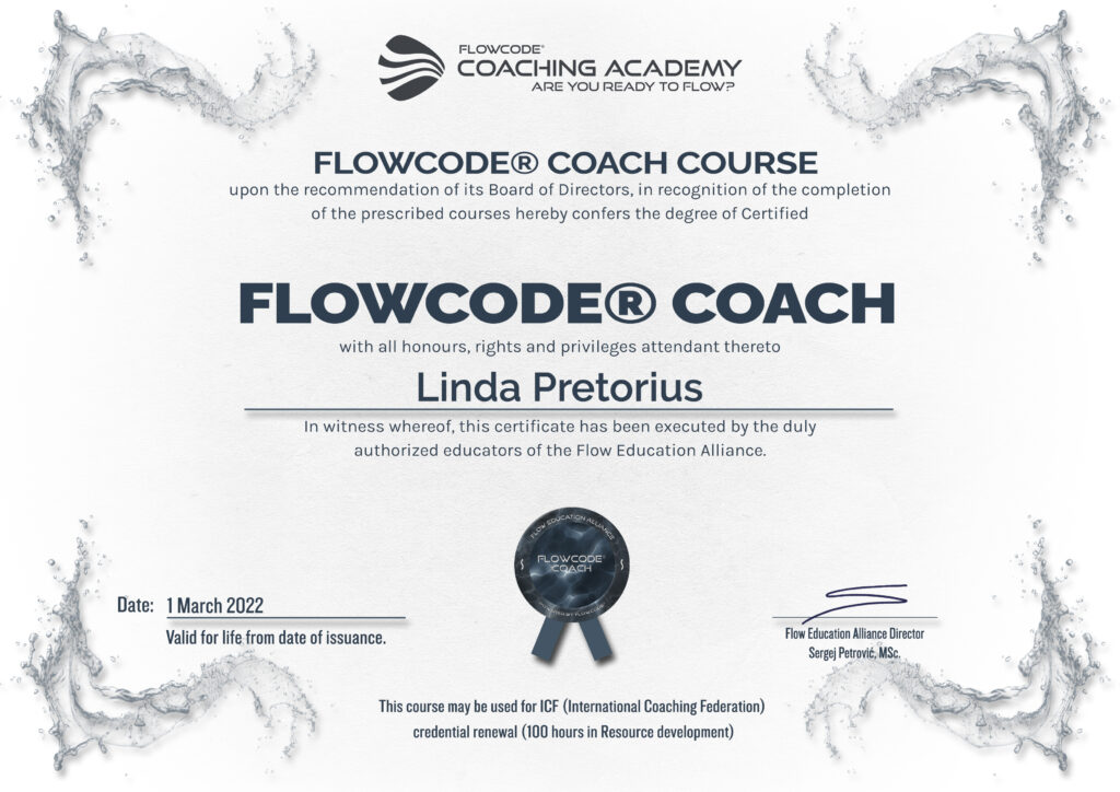 FlowCode Coach Linda Pretorius